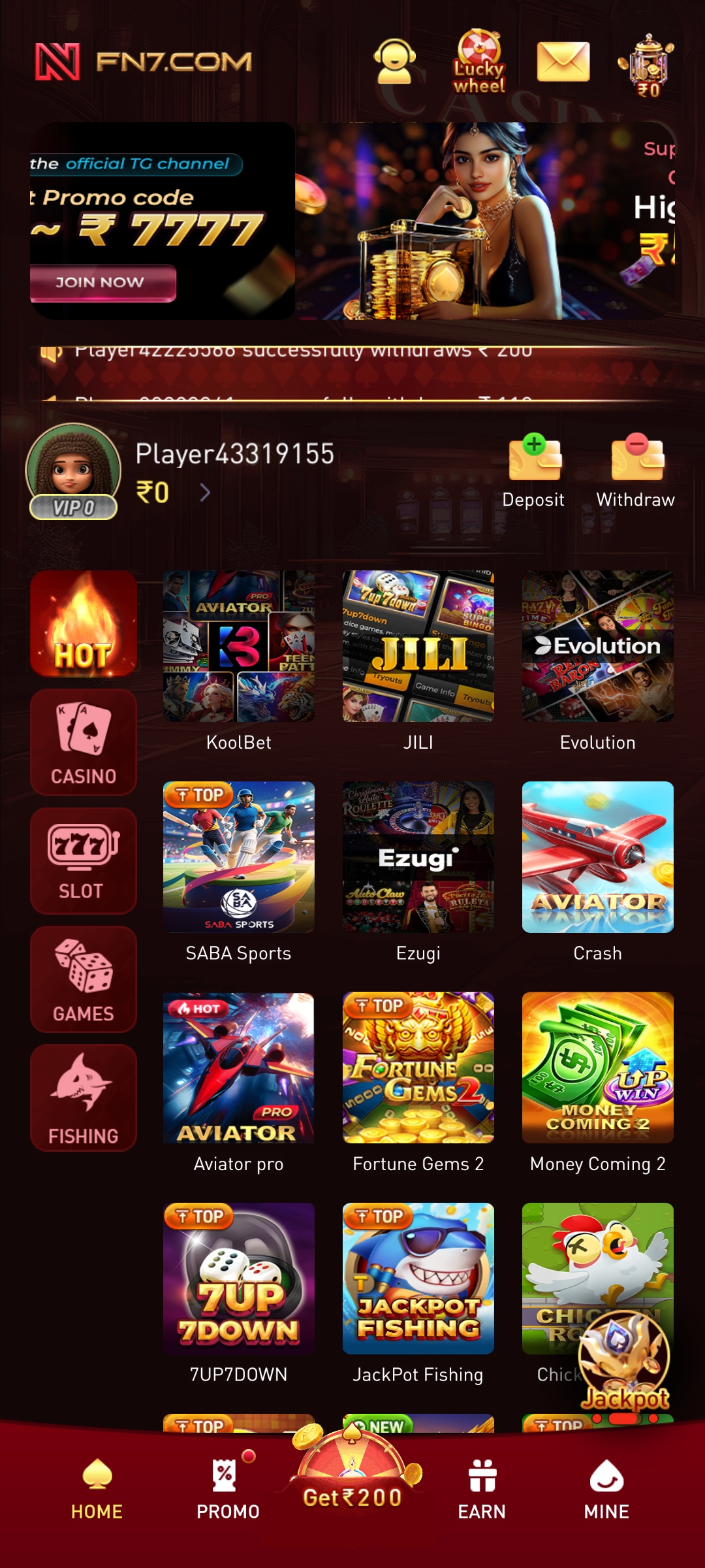 FN7 Game App